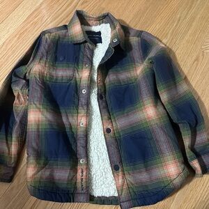 Janie and Jack Plaid Jacket - Green and Navy